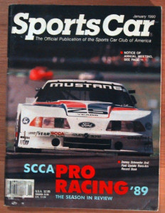 SPORTS CAR 1990 JAN - '89 RECAP, LADIES CLASS CHAMPS 